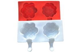 Molde silicona 2 helados FLORES (2)